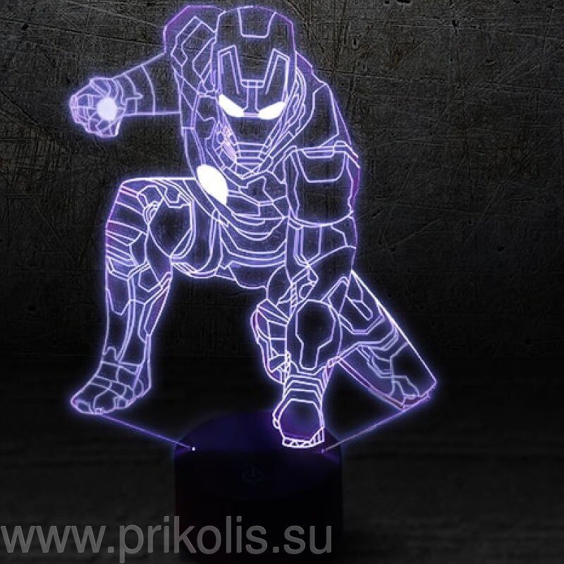 3D-светильник Art-Lamps Железный человек (Art-Lamps) купить в Минске с доставкой по РБ