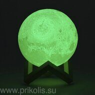 Светильник Луна на подставке 15 см
