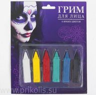 Грим карандаши 6х0,9гр